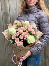 Букет голос любви в Куминский Букет цветов из: Розы в Куминский