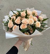 Букет Кремовые розы Латте #REPLACE_PRED# Куминский