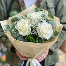 Букет Нежные грёзы в Куминский Букет цветов из: Розы в Куминский